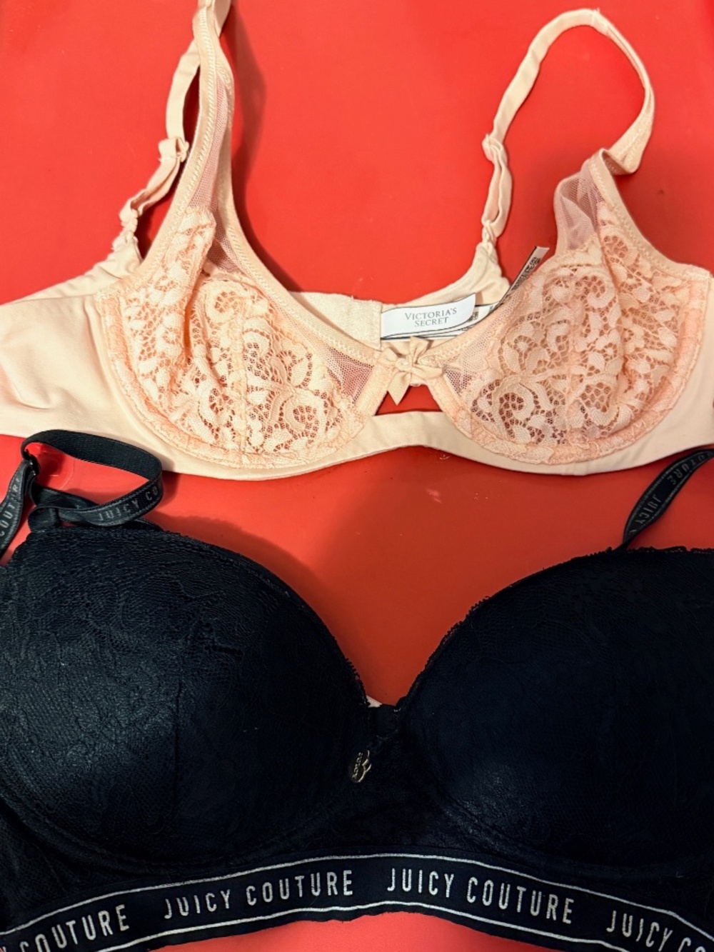 34B Juicy & Victoria's Secret bras